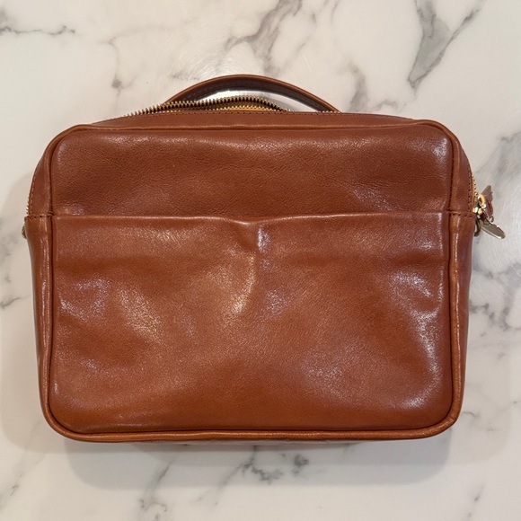 Clare V Handbags - Clare V maribel brown top handle crossbody bag